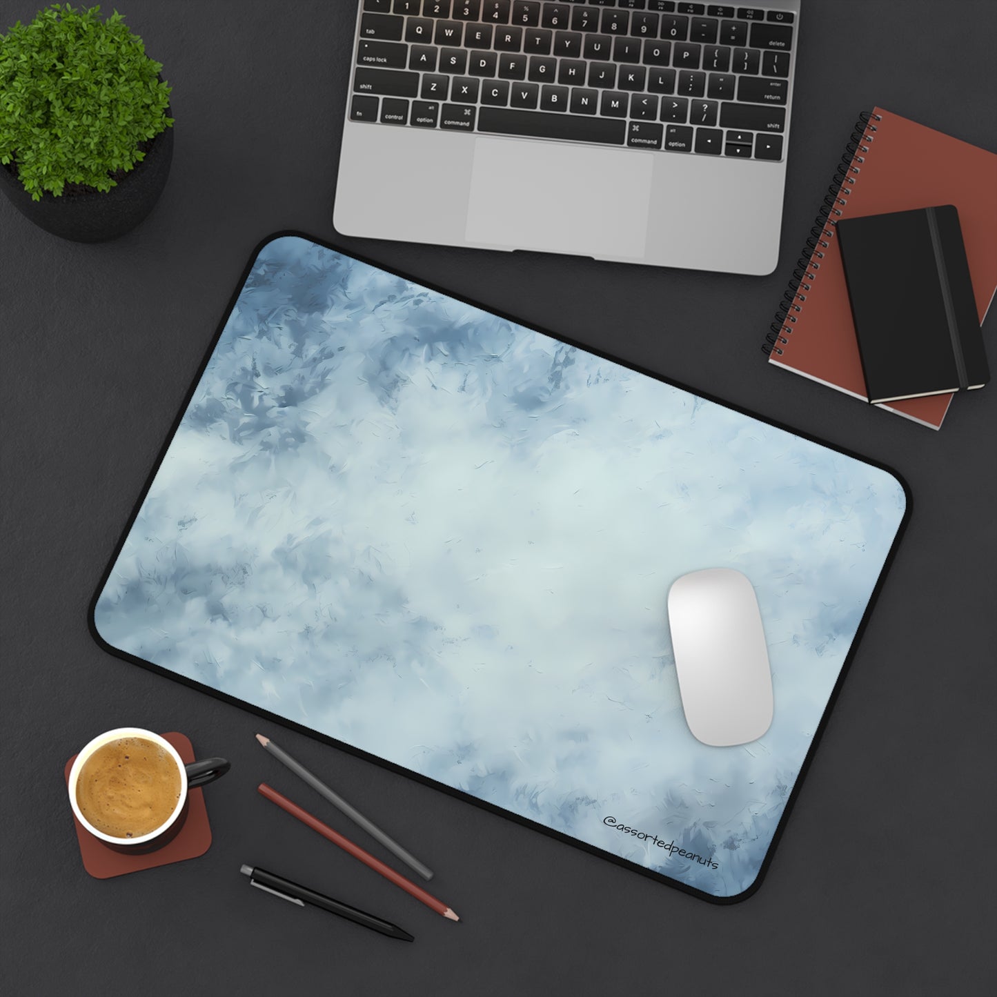 Arctic Snow Desk Mat