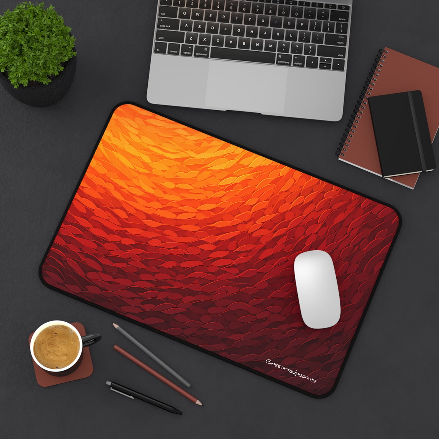 Sunset Bloom Desk Mat