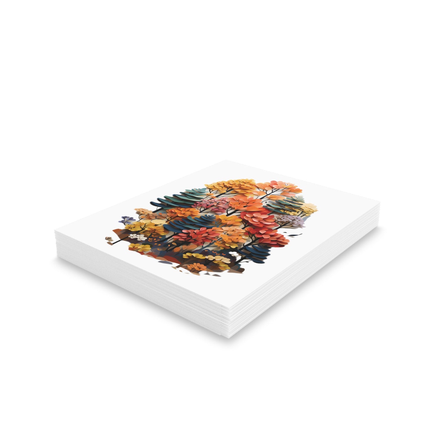 Colorful Forest Greeting Cards