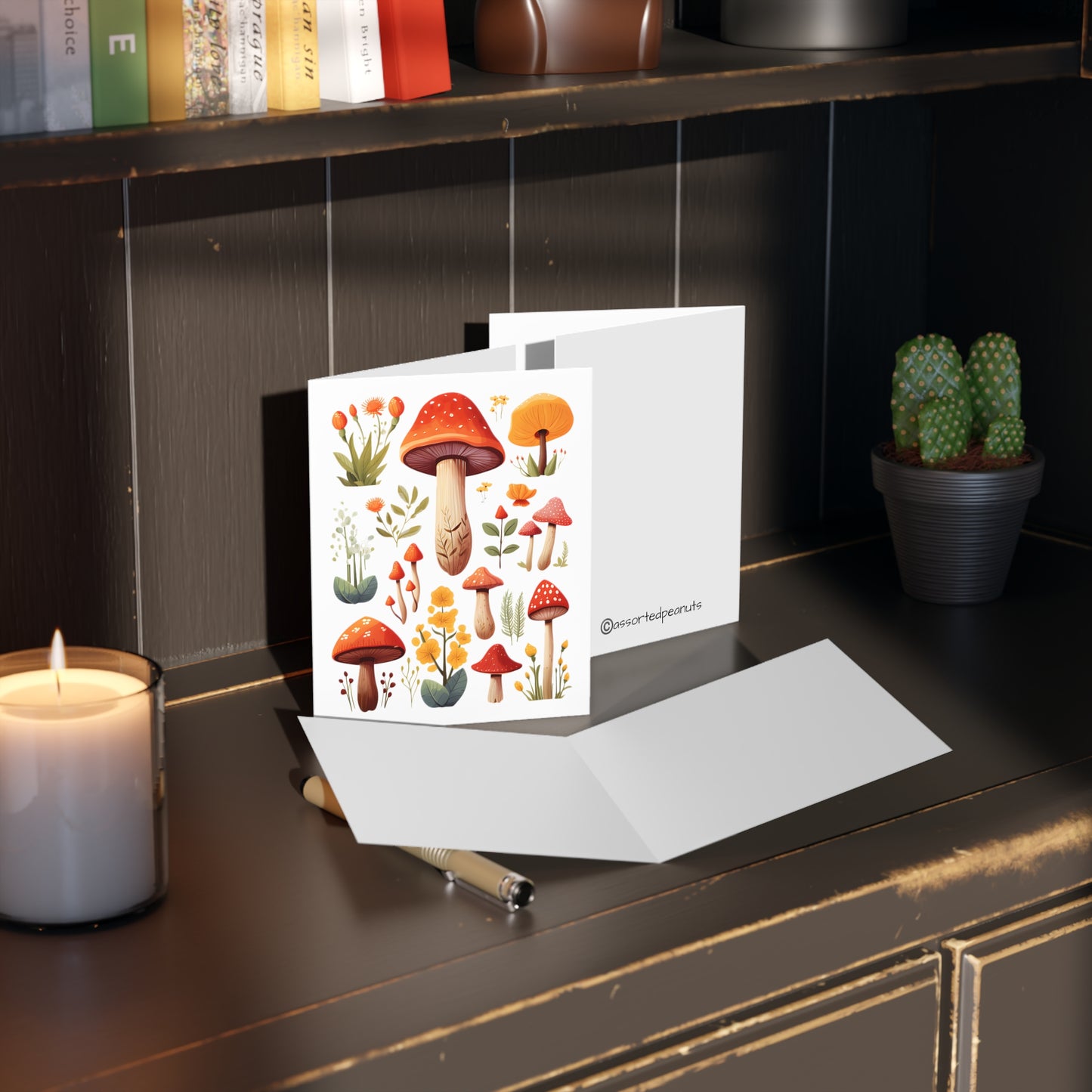 Mushroom Display Greeting Card