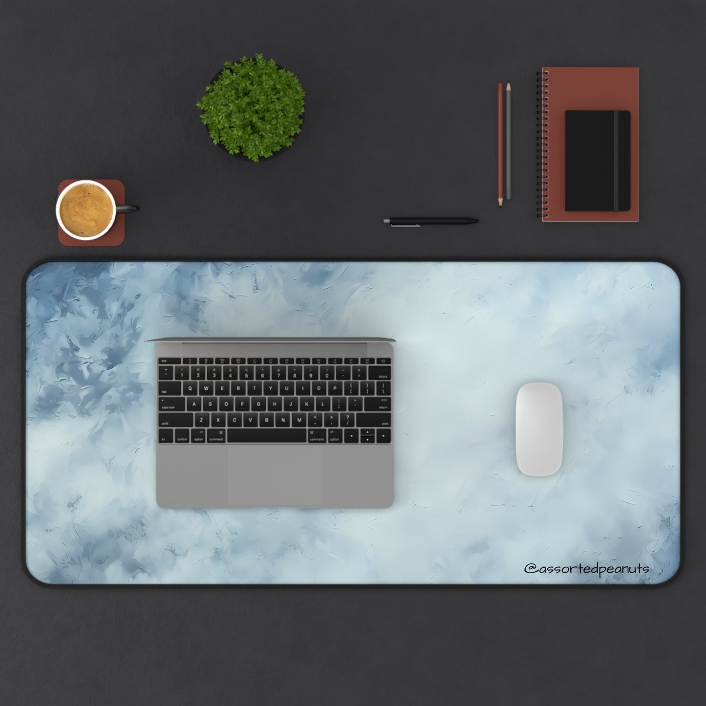 Arctic Snow Desk Mat