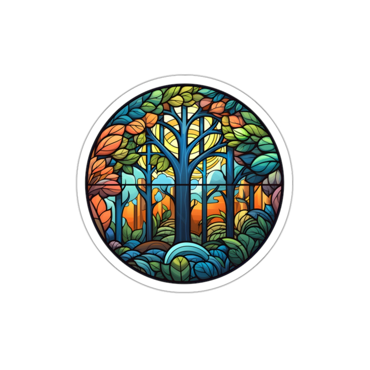 Stained Glass Forest