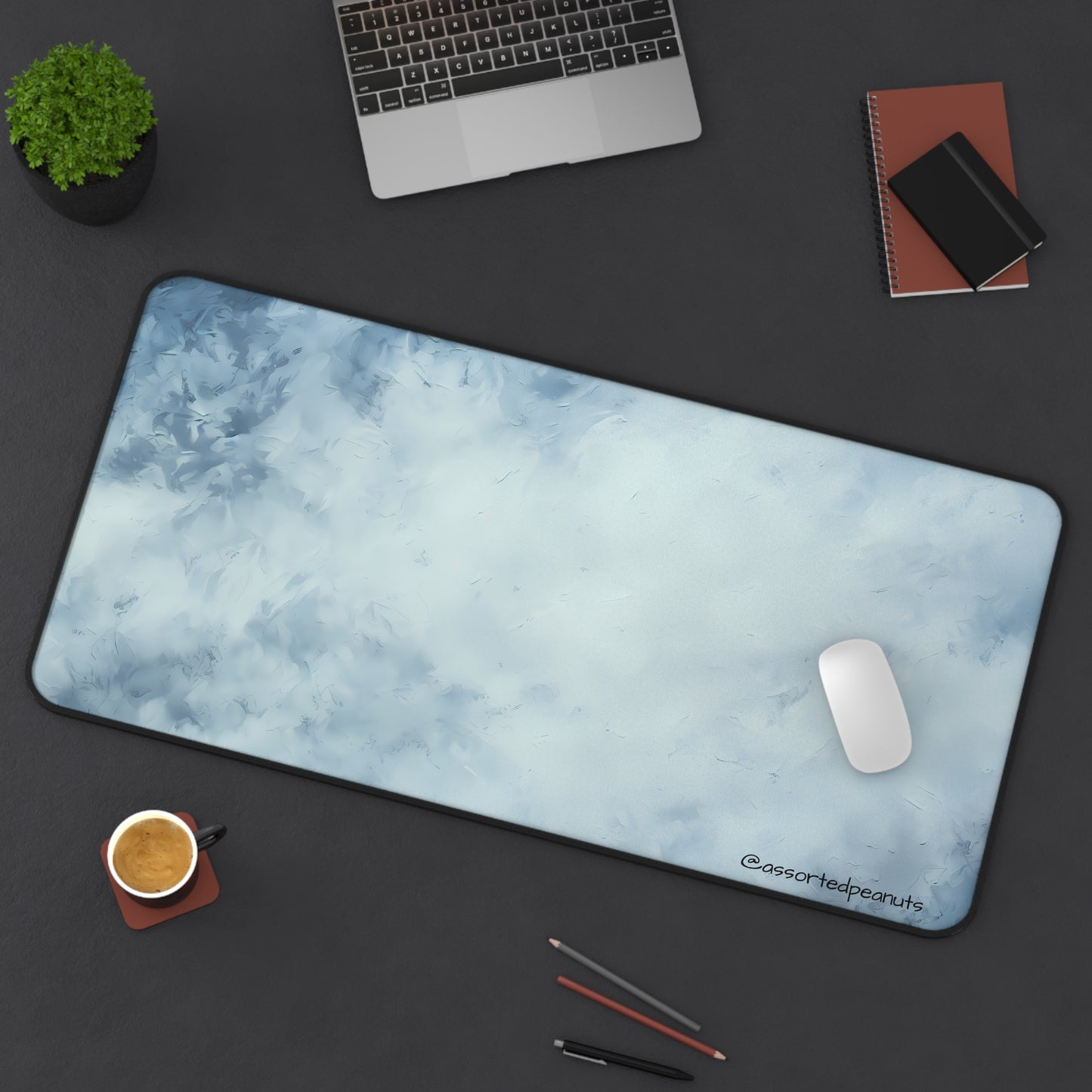 Arctic Snow Desk Mat