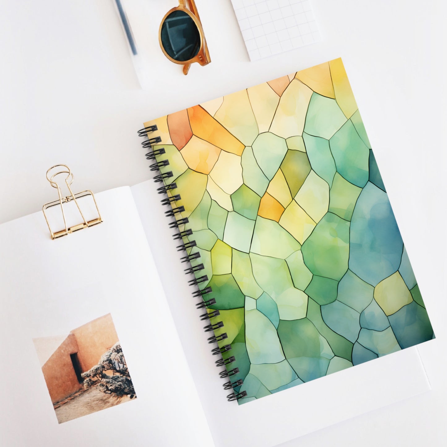 Stained Glass Harmony Notebook