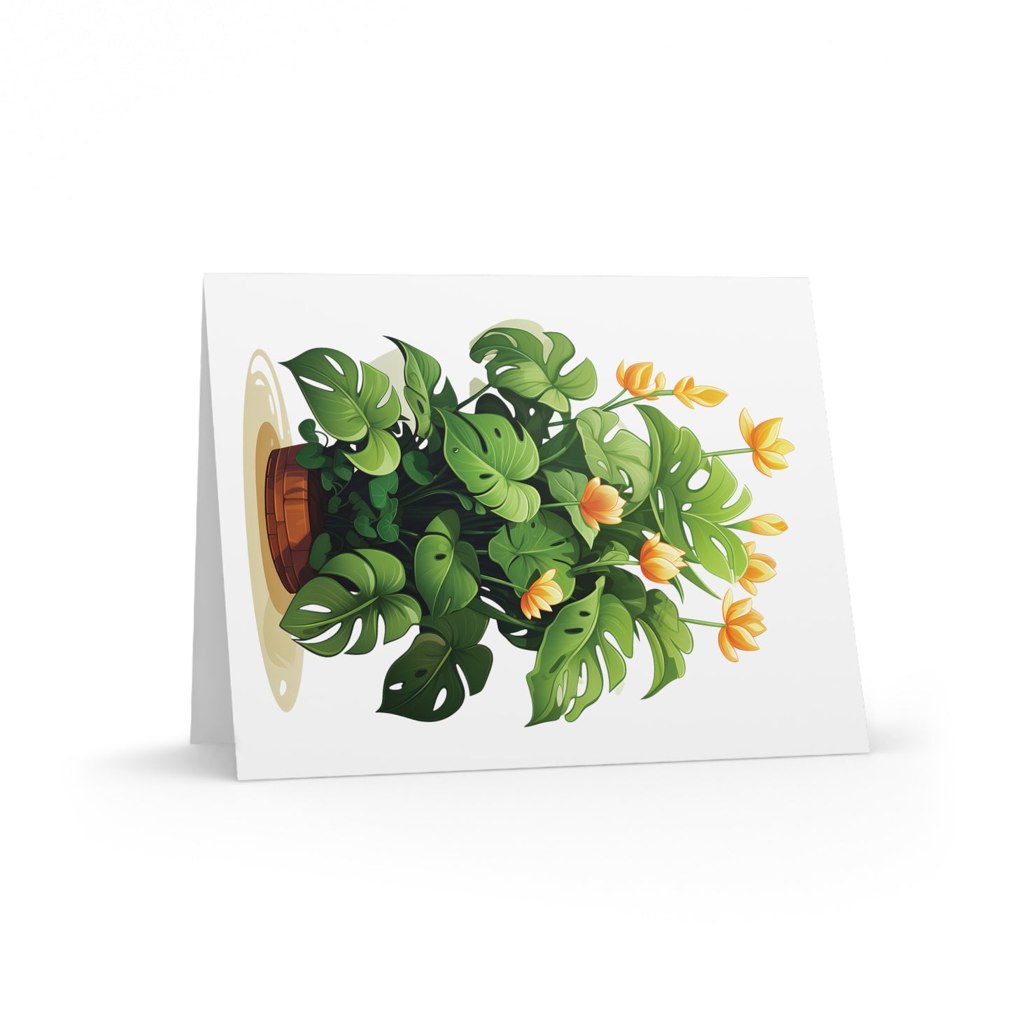 Ferns and Flowers Greeting Cards