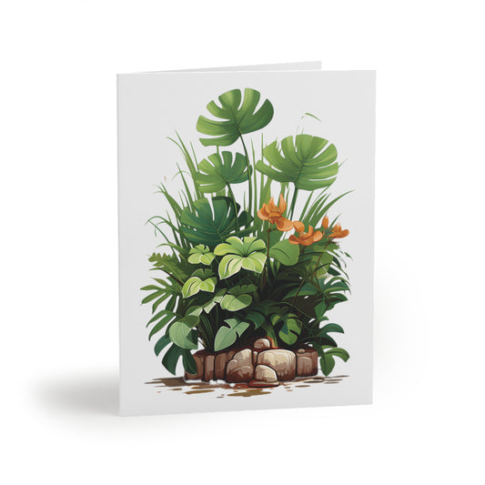 Jungle Plants Greetings Card