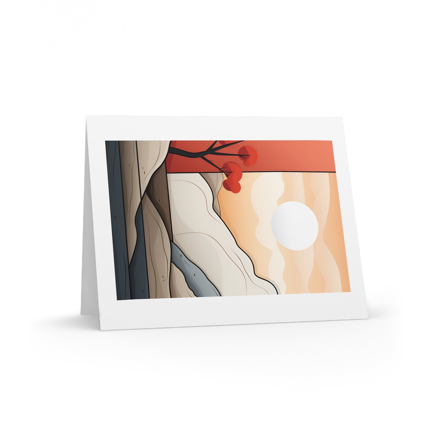 Red Cliff Nature Greeting Card