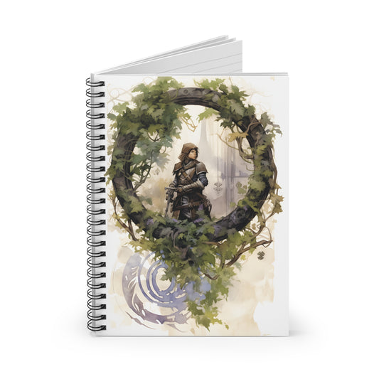 Ranger Portrait Fantasy Spiral Notebook