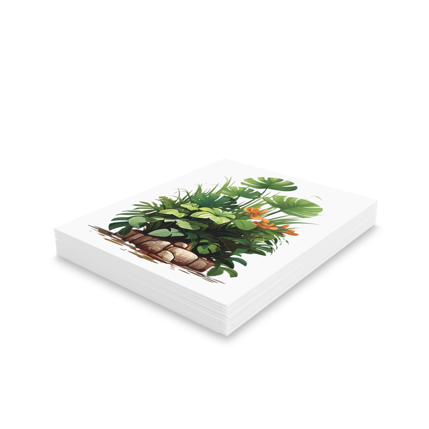 Jungle Plants Greetings Card