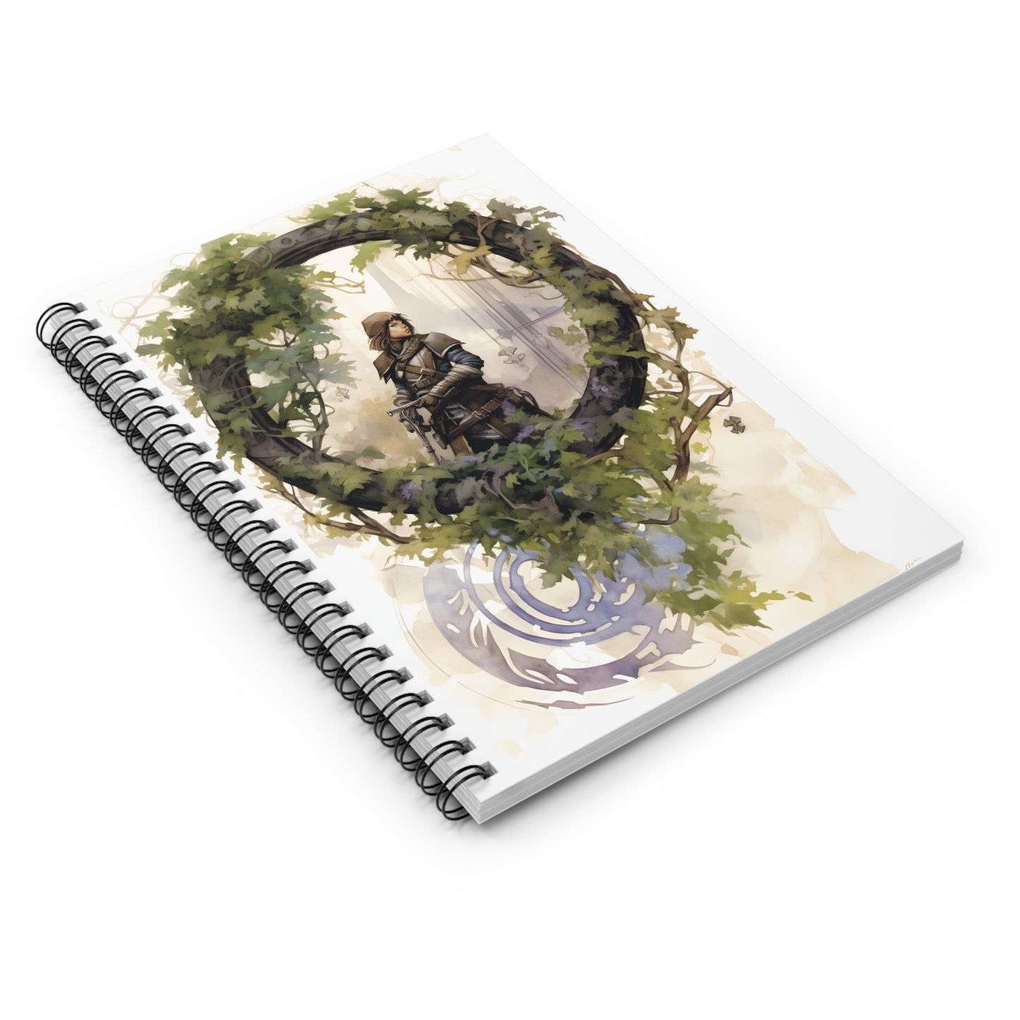 Ranger Portrait Fantasy Spiral Notebook