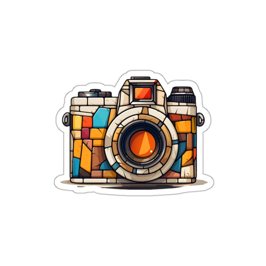 Vintage Glass Lens Camera Sticker