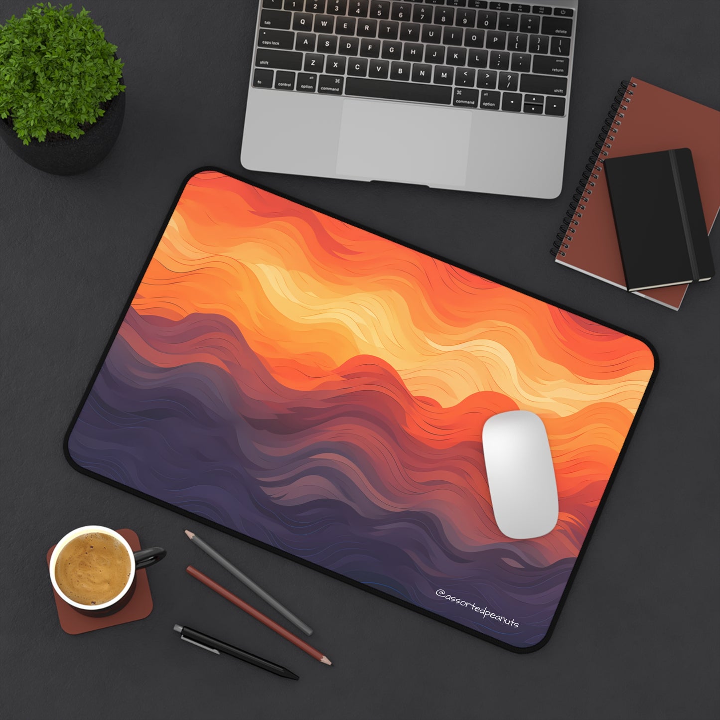 Sunset Waves Desk Mat