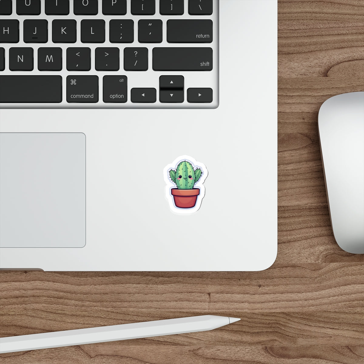 Cute Smiling Cactus Sticker