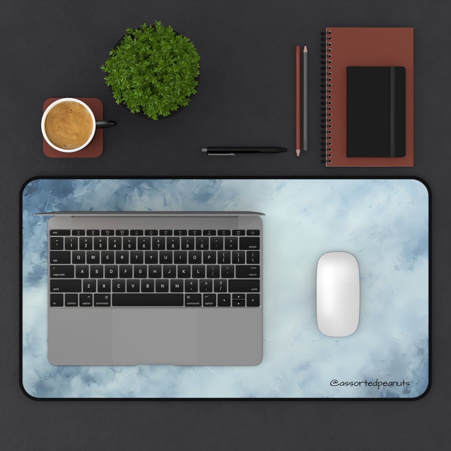 Arctic Snow Desk Mat