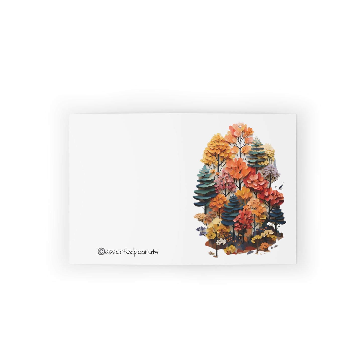 Colorful Forest Greeting Cards