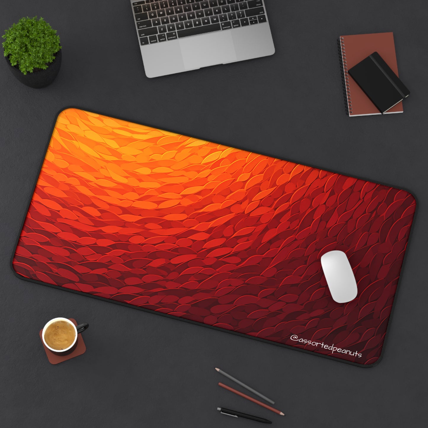 Sunset Bloom Desk Mat