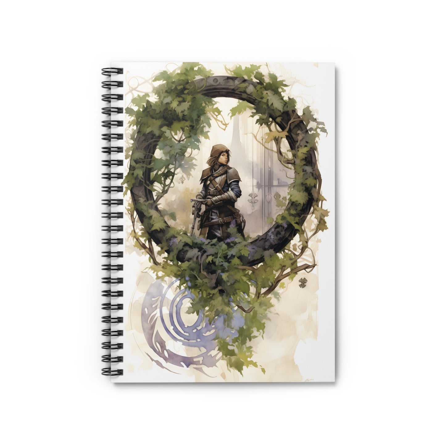 Ranger Portrait Fantasy Spiral Notebook