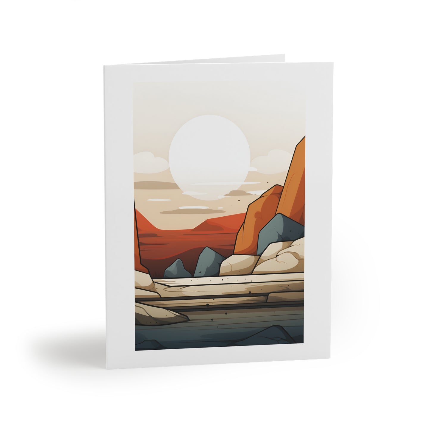 Red Mesa Vista Greeting Card