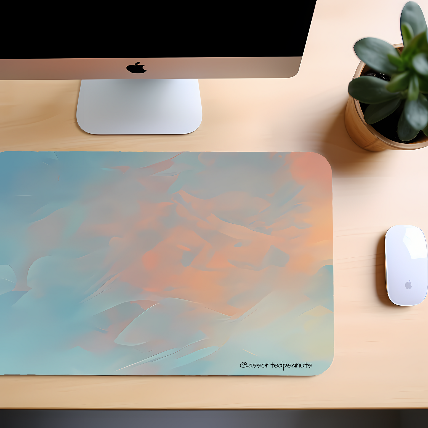 Skyburst Horizon Desk Mat