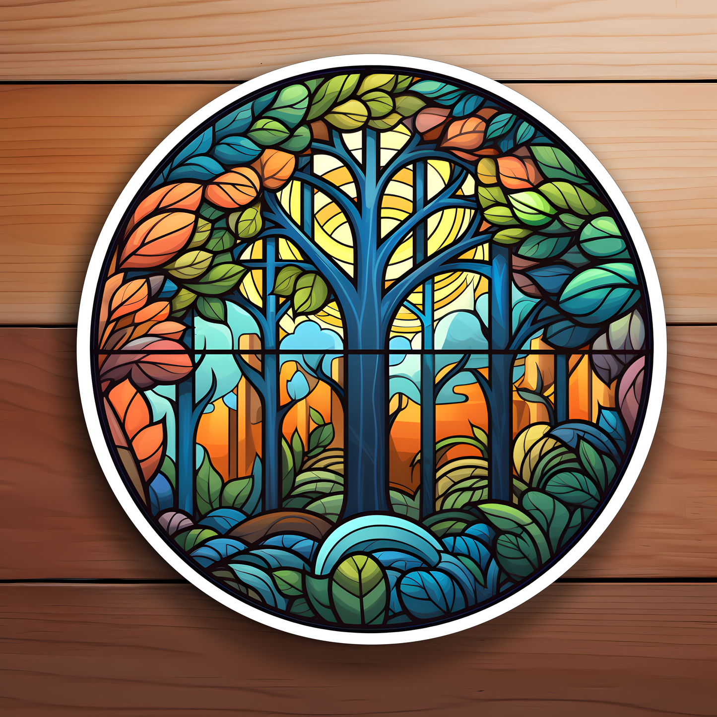 Stained Glass Forest